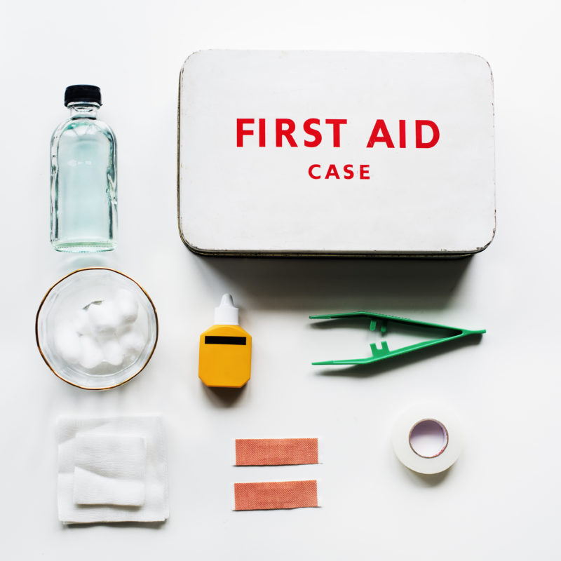 aerial-view-of-first-aid-kit-equipment